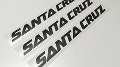Santa Cruz Bicycles V10 DH BIKE DECALS AUFKLEBER STICKER HOCHLEISTUNGFOLIE SCHWARZ GLÄNZEND