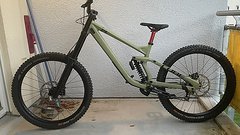 Cube TWO15 Race, Gr. XL, 2023, 27.5“ Downhill MTB, light olive / black, NEU