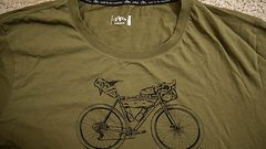 Maloja LagazuoiM. T-Shirt Größe L Moss mit Bikepacking Motiv (neu!)