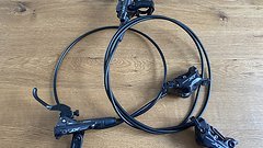 Shimano XT  BR-M 8120 Bremsenset 4-Kolben VR/HR + Ersatzbeläge