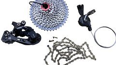 Shimano XTR / XT Sunrace 1x11 Schaltguppe Shimano Freilauf KMC Gold