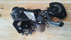 Shimano Gruppe XTR!! RD 9100 SGS Schaltwerk + Schalthebel + Kassette + Kette