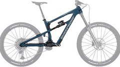 Nukeproof Mega 275 Carbon Rahmen - ohne Dämpfer - bottle blue - Größe XL