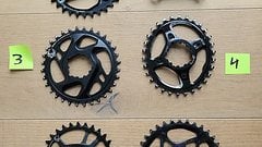 SRAM X-Sync2 Alu Kettenblatt, schwarz, 32z, 6mm offset, kurz gefahren