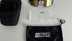 Scicon AEROWATT Fahrrad Brille weiß verspiegelt bronze, TOP!