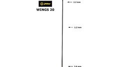 Wings Speichen Straight Pull 304-296MM