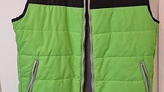 Platzangst Weste L schwarz / grün Skyrider Freeride Gilet neon