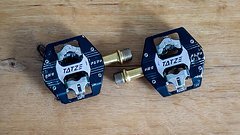 Tatze Pedale MC-FLY Titan - 306g - schwarz/silber - Shimano SPD-kompatibel