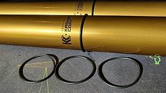 Devart Cycling SAG-Ring O-Ring schwarz passend für Fox 40 Travel Indikator Gabel