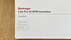 Bontrager Line Pro 35 Carbon Lenker 820mm