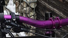 Race Face Atlas FR Lenker 35mm purple Lila 35 mm Rise & Spank Spoon Vorbau Lila