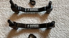 Shimano 2 Stück SHIMANO Bremsenadapter PM - PM +23 mm