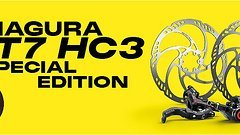Magura MT7 HC3 rot - Special Edition, Set VR+Hr, inkl. 2x Storm HC 203 mm