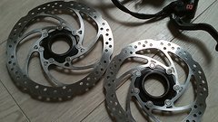 Magura MT8 Scheibenbremsen Set mit Bremsscheiben VR/HR