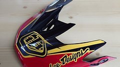 Troy Lee Designs D3 Mirage red/yellow L Helmvisier