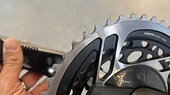 SRAM Red AXS Kurbelsatz mit Quarq Powermeter, 165 mm, 46/33