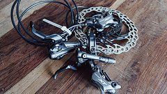 Shimano XT BR-M8120 Set (4-Kolben) incl. GALFER Scheiben