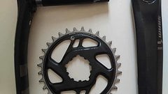 SRAM X1 1400 175 mm GXP Kurbel + neues 32er Kettenblatt XSync 2 3 mm Offset