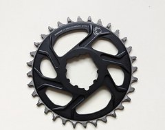 Foto von SRAM X01 Eagle Kettenblatt 12-fach 3 mm Offset BOOST lunar-grau 32 Zähne