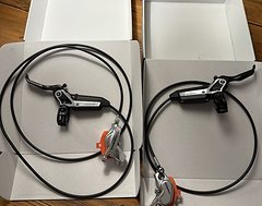 Foto von SRAM Code Ultimate stealth schwarz eloxiert Set Scheibenbremse VR HR