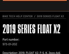 Foto von Fox Racing Shox Float X2 factory series 2019