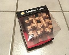 Foto von Fridolin Geduldspiel 3D-Puzzle "Magic Blocks" Bambus IQ-Test NEU