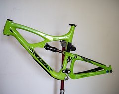 Foto von Ibis Cycles frameset Mojo HD 3 XL green factory dps shock