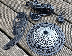Foto von SRAM X0 AXS T-type Transmission Gruppe, NEU!!