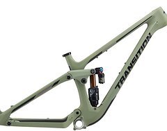 Foto von Transition Bikes Sentinel Carbon Rahmenkit inkl. Fox Float X2 - misty green - Größe XL