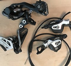 Shimano komplettes Schaltungsset Deore SLX/XT/XTR Schaltwerk Schifter Umwerfer