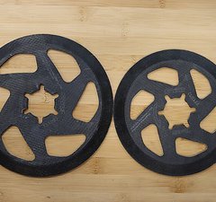 Bremsscheibe Kettlecycles SICC Carbon Bremsscheiben 6-Loch 180/160mm 136g!!!