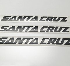 Santa Cruz Bicycles DECALS SCHWARZ MATT BULLIT AUFKLEBER STICKER HOCHLEISTUNGFOLIE