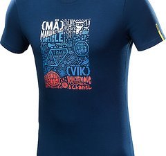 Mavic Brain Freizeit T-Shirt blau Gr. M - Bikeshirt Radtrikot Jersey F