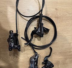 Shimano XT V+H SET SCHEIBENBREMSE BR-M8120 / BR-M8100 MIT RESINBELAG J