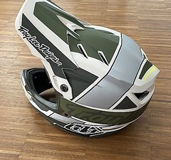 Troy Lee Designs D4 Composite Helm - Military Green - Größe L