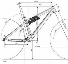 Liteville 301 mk15 (Works Finish) „M“ Frameset .+ Fox 38 Grip2