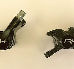 Hope - RX4+ Bremssattel Postmount - SRAM (DOT) schwarz - 2 Stück