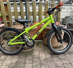 Kubike Kinderrad 16" 16", grün, 2 gang Automatik Schaltung
