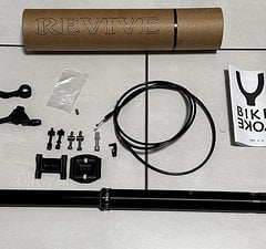 Bikeyoke REVIVE 2.0 185 MM SATTELSTÜTZE + REMOTE  TITAN SCHRAUBEN NEUWERTIG