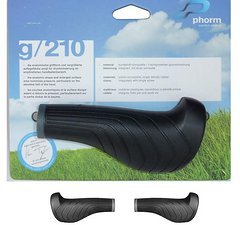 Phorm Ergonomische Fahrrad Griffe g/210 in schwarz