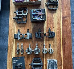 Spank Look, Shimano, Contec, etc, Diverse Pedale, teils Neu