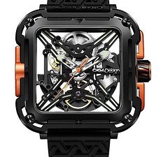 Ciga Design Series x Neue Automatik Saphire glas Uhr NP 420 euro