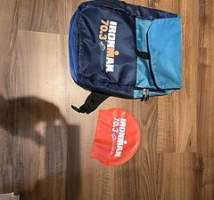 Ironman 70.3 Duisburg Rucksack + Badekappe 2023