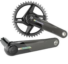 SRAM Force 1 DUB Wide AXS Quarq Powermeter Kurbel Carbon Road 1-fach