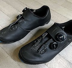 Shimano SH-XC701 Schuhe black (EU 41) - MTB Gravel schwarz - inkl. Cleats