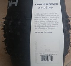 45Nrth Hüsker Dü 26 x 4.00 120tpi Fat Bike Reifen NEU
