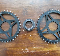 E*Thirteen E.13 Kettenblatt SL Guidering Direct Mount 36 u 34 T mit Montagewerkzeug