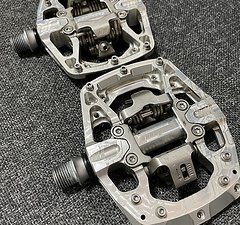 Hope Tech HOPE Pedale Union Clip Pedal GC | Gravity Clip in silber, wie NEU