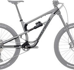 Nukeproof Mega 290 Alu Rahmen - ohne Dämpfer - concrete grey - Größe L