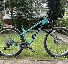 Trek Roscoe 7 Gr. M blau chrome Custom Build